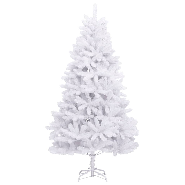 Vidaxl kunstkerstboom met scharnieren met standaard 270 cm wit