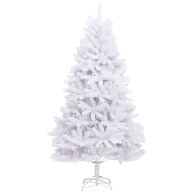 Vidaxl kunstkerstboom met scharnieren met standaard 300 cm wit