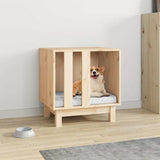 Vidaxl hondenhok 50x40x52 cm massief grenenhout - afbeelding 1