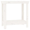 Vidaxl werkbank 80x50x80 cm massief grenenhout wit