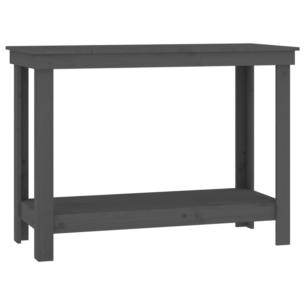 Vidaxl werkbank 110x50x80 cm massief grenenhout grijs