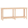 Vidaxl werkbank 180x50x80 cm massief grenenhout