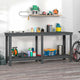 Vidaxl werkbank 180x50x80 cm massief grenenhout grijs