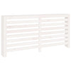 Vidaxl radiatorombouw 169x19x84 cm massief grenenhout wit