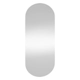 Vidaxl wandspiegel 25x60 cm ovaal glas - afbeelding 3