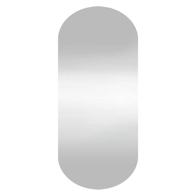 Vidaxl wandspiegel 35x80 cm ovaal glas