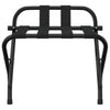 Vidaxl bagagerek met rugleuning 56x39x52 cm zwart