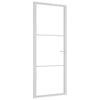 Vidaxl binnendeur 83x201,5 cm esg-glas en aluminium wit