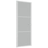 Vidaxl binnendeur 76x201,5 cm matglas en aluminium wit
