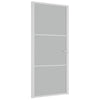 Vidaxl binnendeur 93x201,5 cm matglas en aluminium wit
