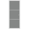 Vidaxl binnendeur 83x201,5 cm esg-glas en aluminium wit