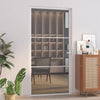 VidaXL Binnendeur 102,5x201,5 cm ESG-glas en aluminium wit