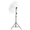 VidaXL Fotostudioset met verlichtingsset achtergrond en reflector