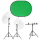 Vidaxl fotostudioset met verlichtingsset en achtergrondscherm