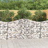 VidaXL Schanskorven 3 st gewelfd 200x30x100 120 cm ijzer