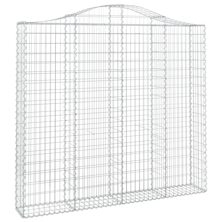 VidaXL Schanskorven 6 st gewelfd 200x30x180 200 cm ijzer