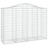 VidaXL Schanskorven 3 st gewelfd 200x50x140 160 cm ijzer - afbeelding 3
