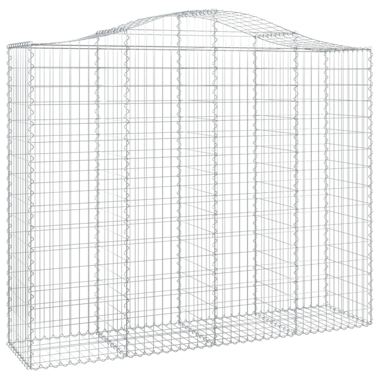 VidaXL Schanskorven 5 st gewelfd 200x50x160 180 cm ijzer