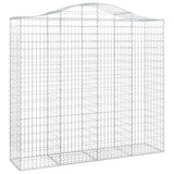 VidaXL Schanskorven 3 st gewelfd 200x50x180 200 cm ijzer - afbeelding 3