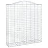 VidaXL Schanskorven 3 st gewelfd 200x50x220 240 cm ijzer