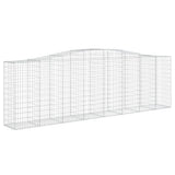 VidaXL Schanskorven 3 st gewelfd 400x50x120 140 cm ijzer - afbeelding 3