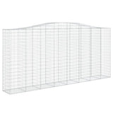 VidaXL Schanskorven 3 st gewelfd 400x50x180 200 cm ijzer - afbeelding 3