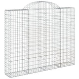 VidaXL Schanskorven 6 st gewelfd 200x30x160 180 cm ijzer - afbeelding 3