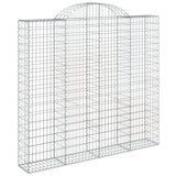 VidaXL Schanskorven 6 st gewelfd 200x30x180 200 cm ijzer - afbeelding 3