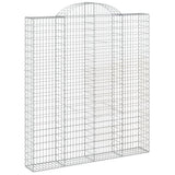 VidaXL Schanskorven 5 st gewelfd 200x30x220 240 cm ijzer - afbeelding 3