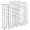 VidaXL Schanskorven 5 st gewelfd 200x50x160 180 cm ijzer