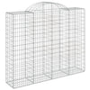 VidaXL Schanskorven 8 st gewelfd 200x50x160 180 cm ijzer
