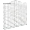 VidaXL Schanskorven 6 st gewelfd 200x50x180 200 cm ijzer