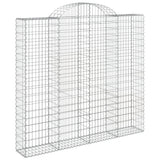 VidaXL Schanskorven 9 st gewelfd 200x50x180 200 cm ijzer - afbeelding 3