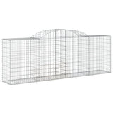 VidaXL Schanskorven 6 st gewelfd 300x50x100 120 cm ijzer - afbeelding 3