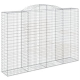 VidaXL Schanskorven 5 st gewelfd 300x50x200 220 cm ijzer - afbeelding 3
