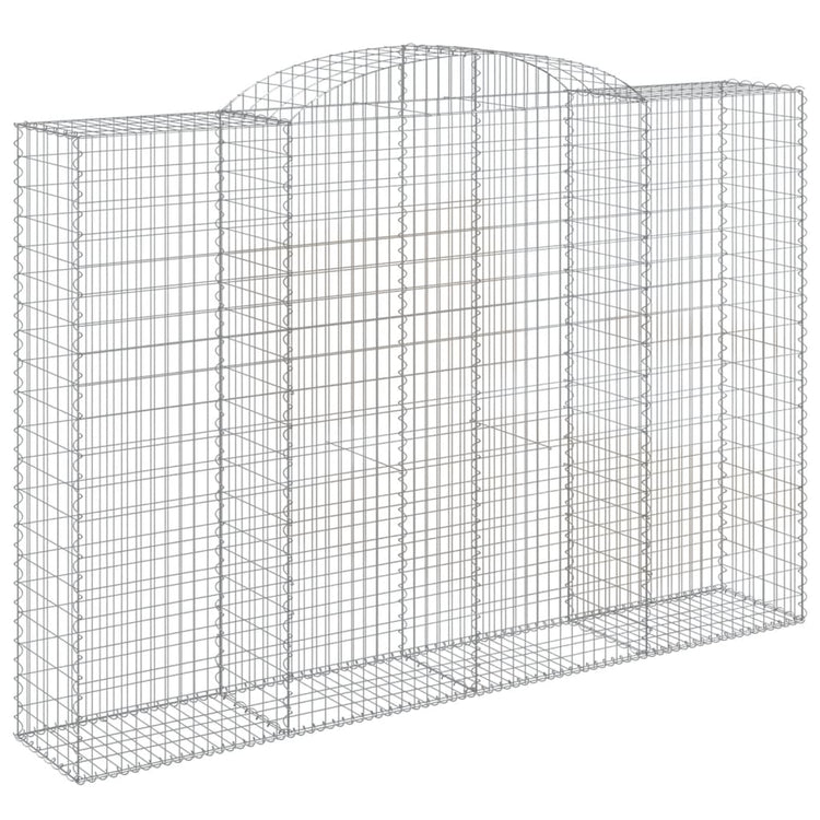VidaXL Schanskorven 5 st gewelfd 300x50x200 220 cm ijzer