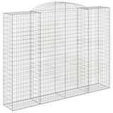 VidaXL Schanskorven 5 st gewelfd 300x50x220 240 cm ijzer - afbeelding 3