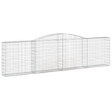 VidaXL Schanskorven 6 st gewelfd 400x30x100 120 cm ijzer - afbeelding 3