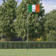 Vidaxl vlag met vlaggenmast ierland 6,08 m aluminium