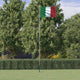 Vidaxl vlag met vlaggenmast italië 6,08 m aluminium
