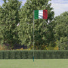 Vidaxl vlag met vlaggenmast italië 5,5 m aluminium