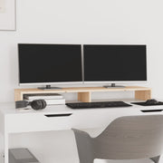 Vidaxl monitorstandaard 100x27x10 cm massief grenenhout - afbeelding 3