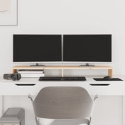 Vidaxl monitorstandaard 100x27x10 cm massief grenenhout - afbeelding 1