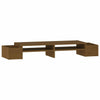 Vidaxl monitorstandaard 100x27,5x15 cm massief grenenhout honingbruin