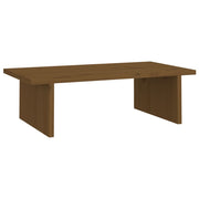 VidaXL Monitorstandaard 50x27x15 cm massief grenenhout honingbruin - afbeelding 2