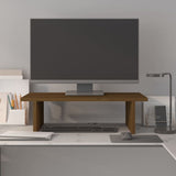 VidaXL Monitorstandaard 50x27x15 cm massief grenenhout honingbruin - afbeelding 3