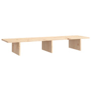 Vidaxl monitorstandaard 100x27x15 cm massief grenenhout - afbeelding 2