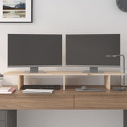 Vidaxl monitorstandaard 100x27x15 cm massief grenenhout - afbeelding 3