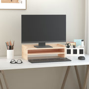 Vidaxl monitorstandaard 50x24x16 cm massief grenenhout - afbeelding 3