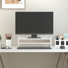 Vidaxl monitorstandaard 50x24x16 cm massief grenenhout wit